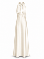 Abito satin scollatura marylin IMPERIAL