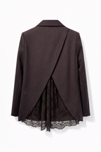 Blazer con apertura e dettaglio in pizzo sul retro IMPERIAL