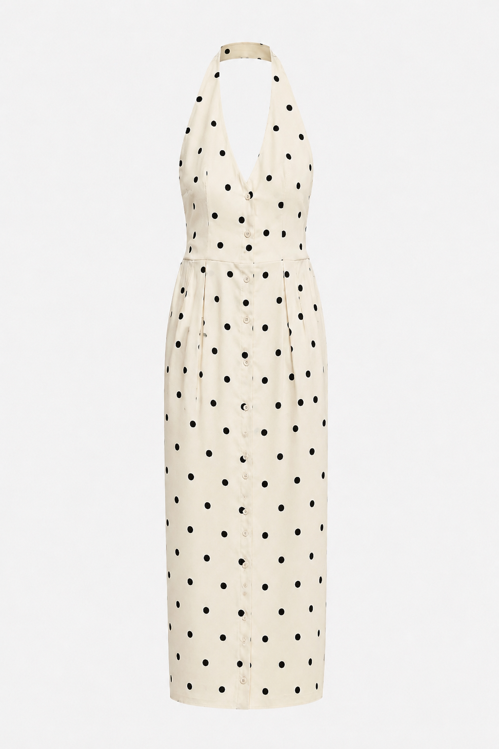 Abito midi a pois DIXIE