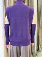 Maglione smanicato con manicotti VICOLO