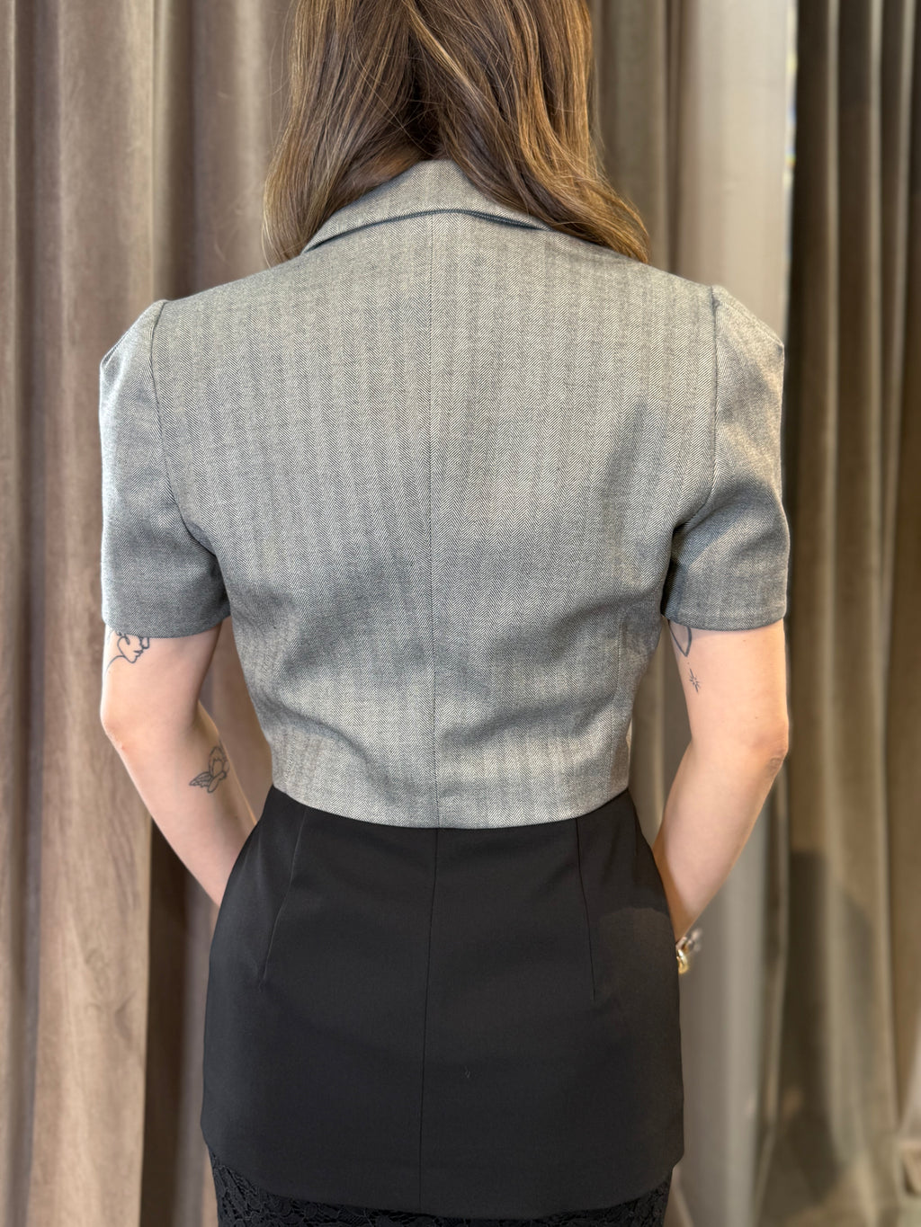 Blazer corto con maniche corte IMPERIAL