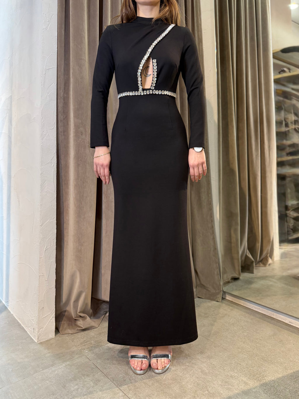 Abito lungo con applicazioni TRASH AND LUXURY