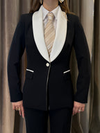 Tailleur panna e nero OPERÀ