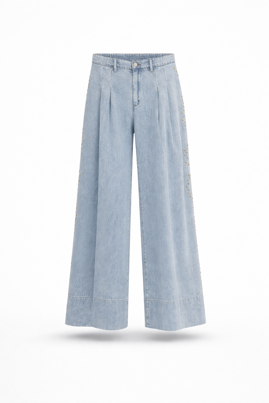 Jeans palazzo con borchie OPERÀ