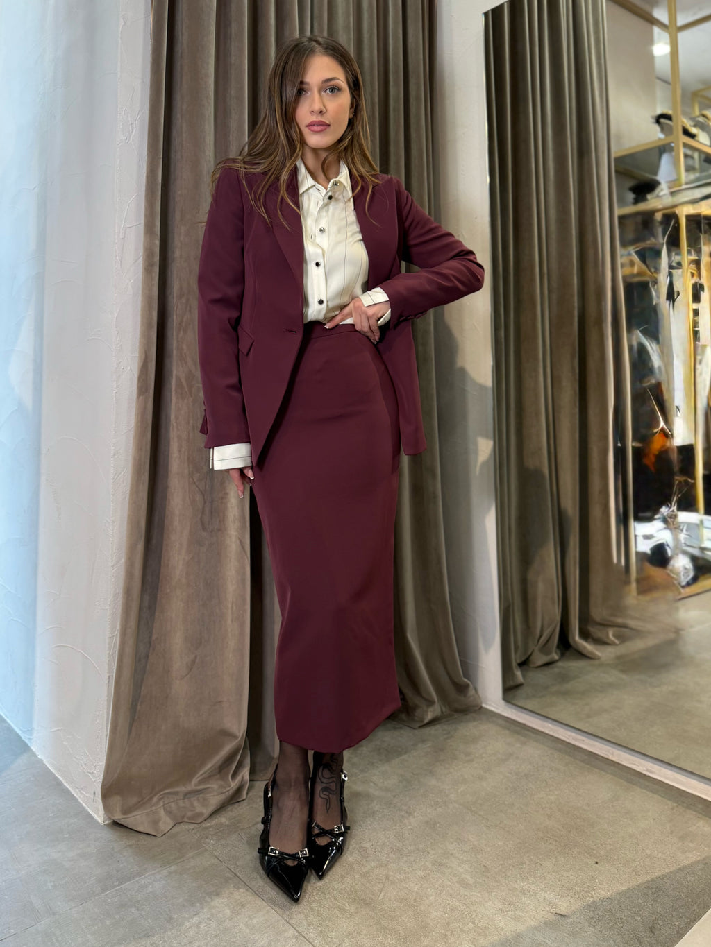 Tailleur con gonna SILENCE LIMITED