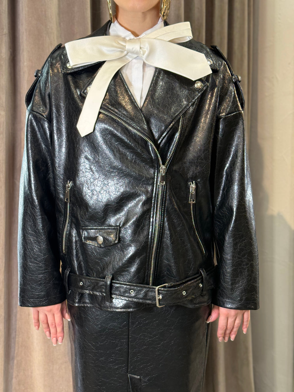 Chiodo ecopelle VICOLO