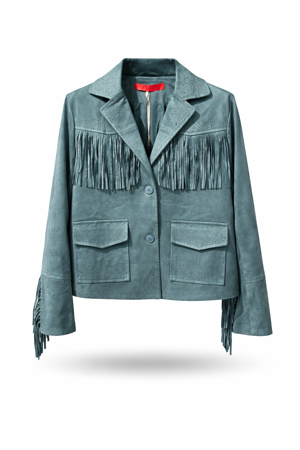 Giacca in daino con frange OPERÀ
