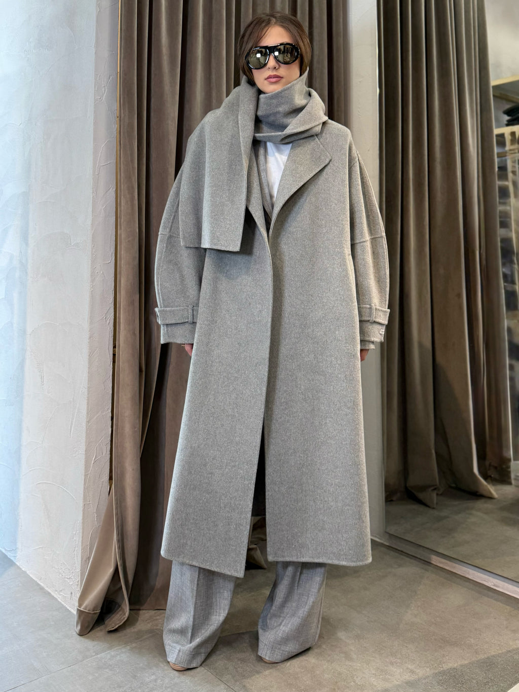 Cappotto con sciarpa HAVEONE