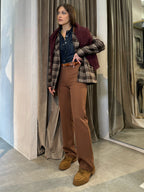 Pantalone dritto doppio crepe OPERÀ