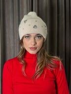 Berretto con applicazioni