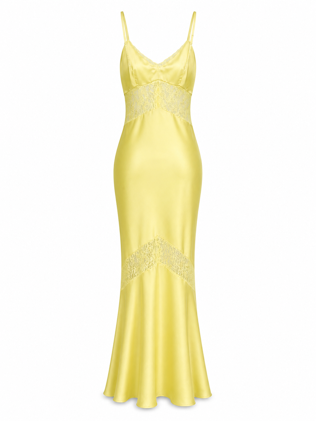 Abito satin e pizzo IMPERIAL