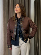 Bomber in ecocamoscio TRASH AND LUXURY