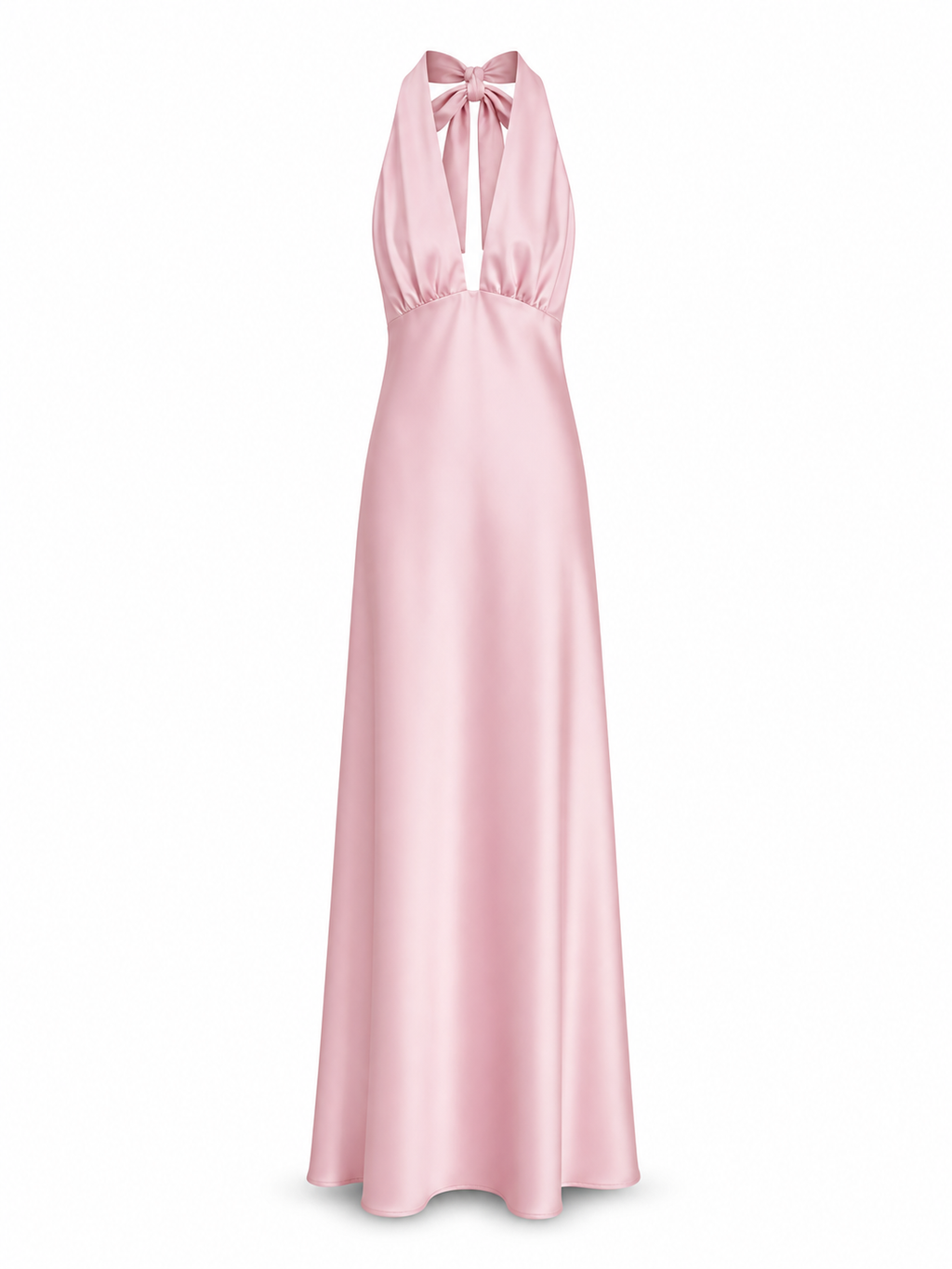 Abito satin scollatura marylin IMPERIAL