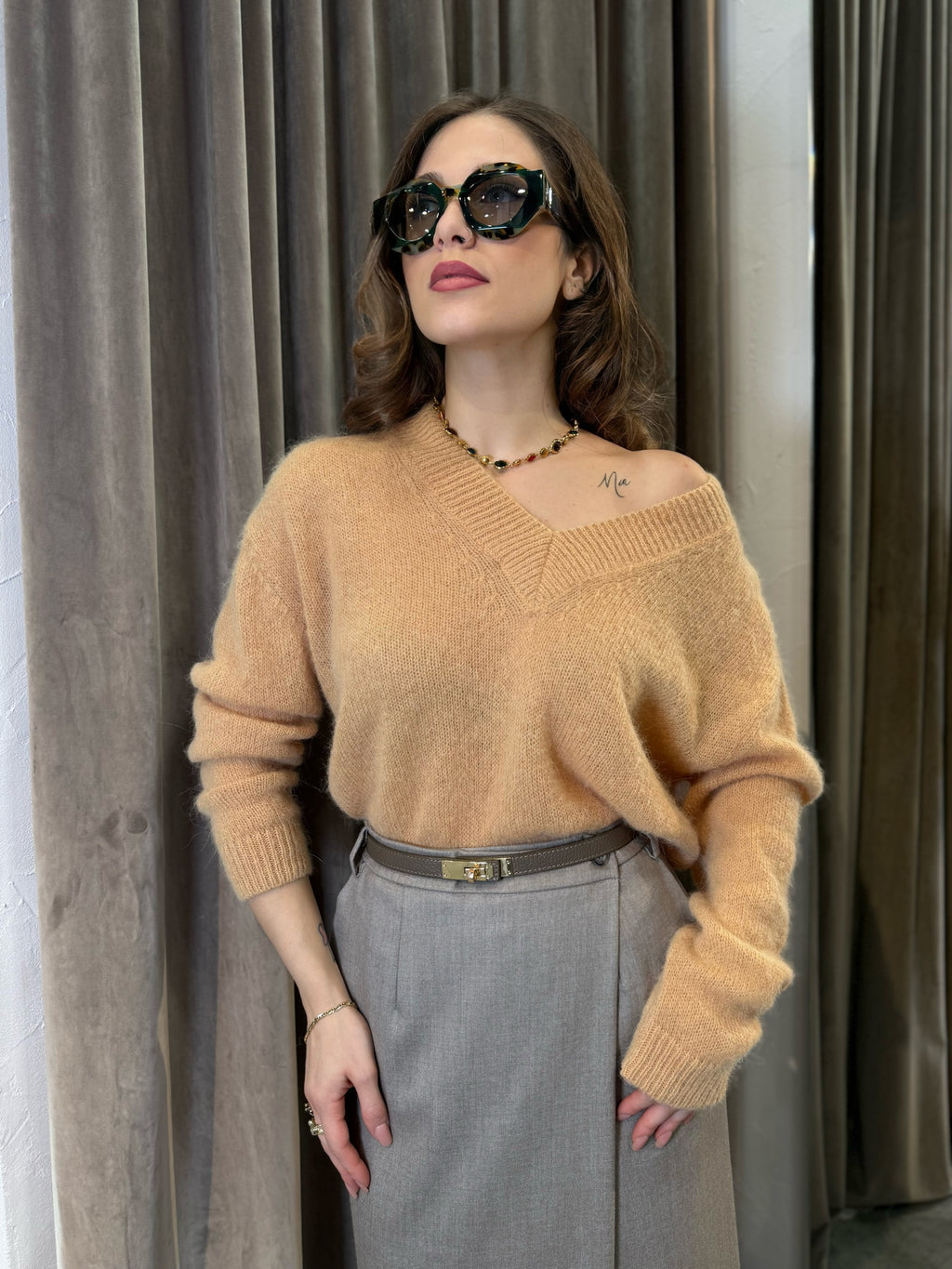 Maglioncino scollo V HAVEONE