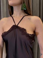 Abito satin lungo OPERÀ