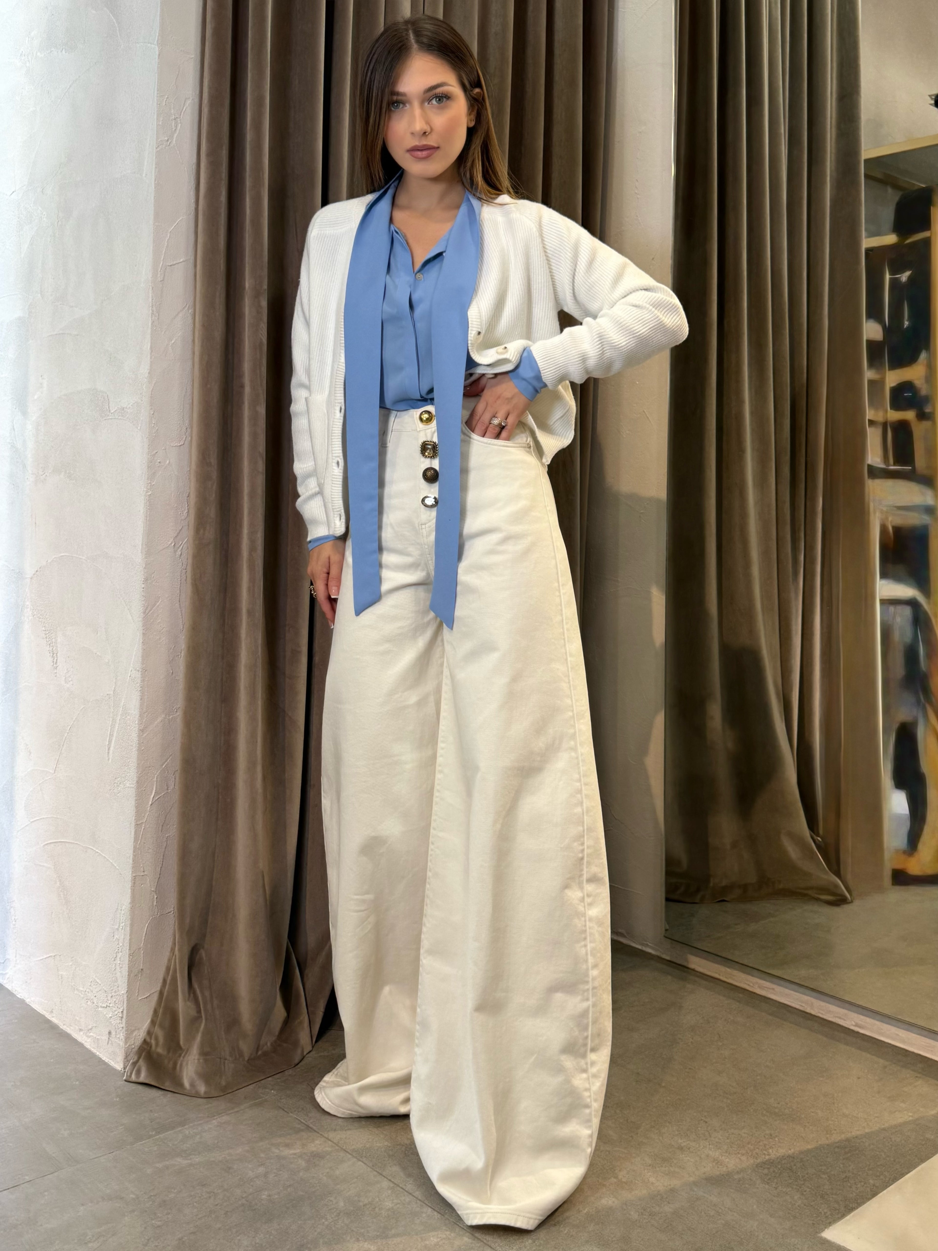 Jeans Wide leg fit VICOLO