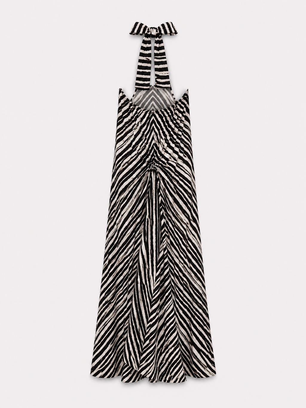 Abito rigato scollo halter HAVEONE