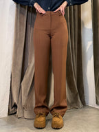 Pantalone dritto doppio crepe OPERÀ