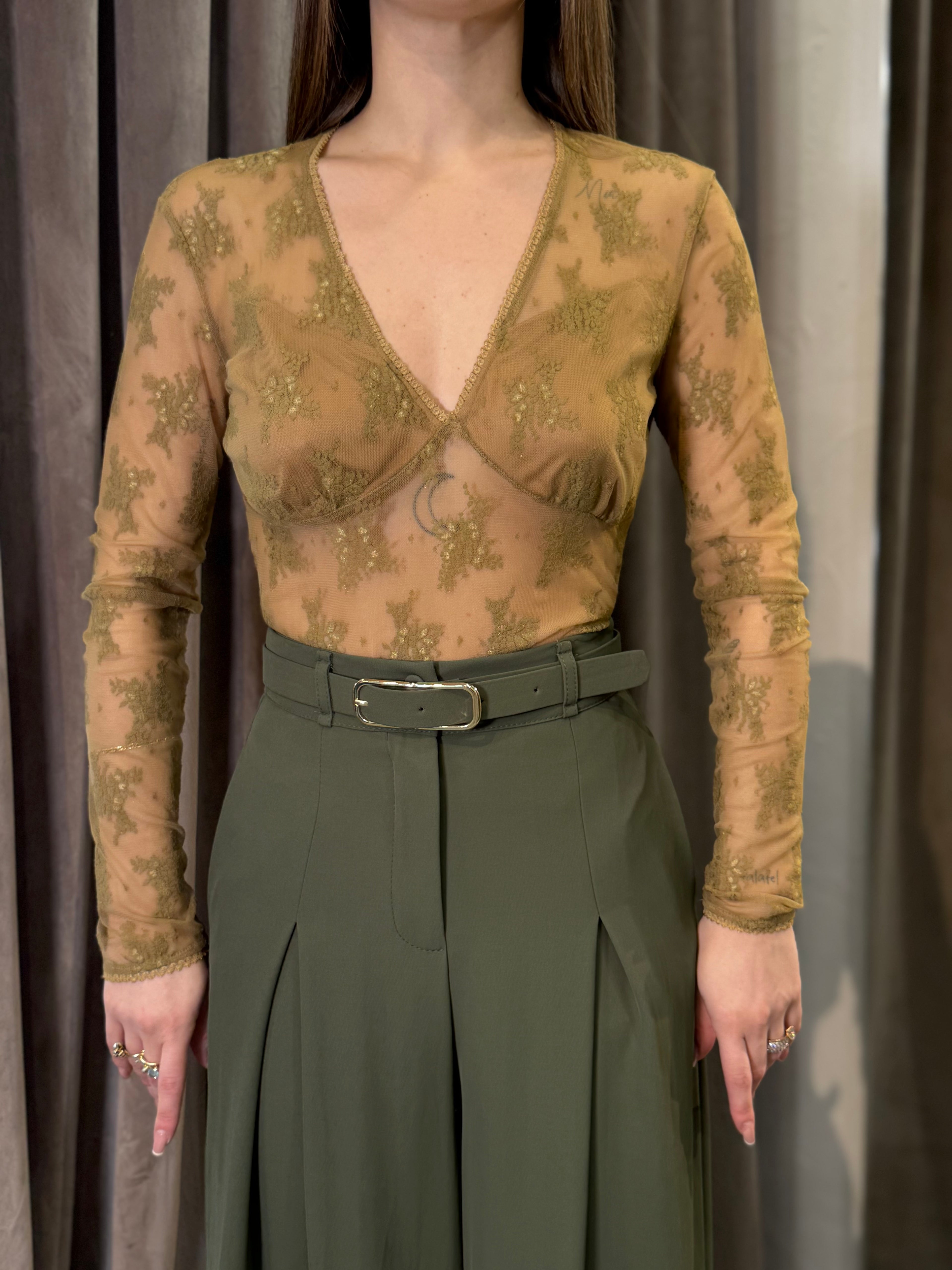 Body in tulle ricamato HAVEONE