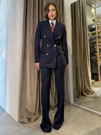 Tailleur gessato blu  SILENCE LIMITED