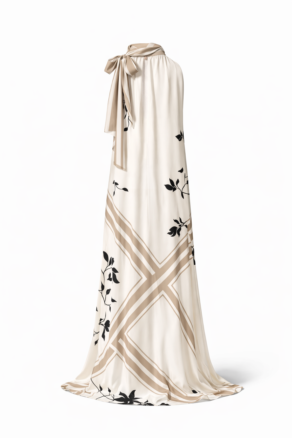 Abito lungo con fiocco al collo OPERÀ
