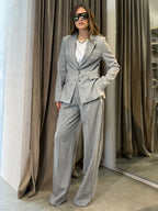 Tailleur grigio mélange IMPERIAL