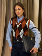 Gilet a rombi OPERÀ