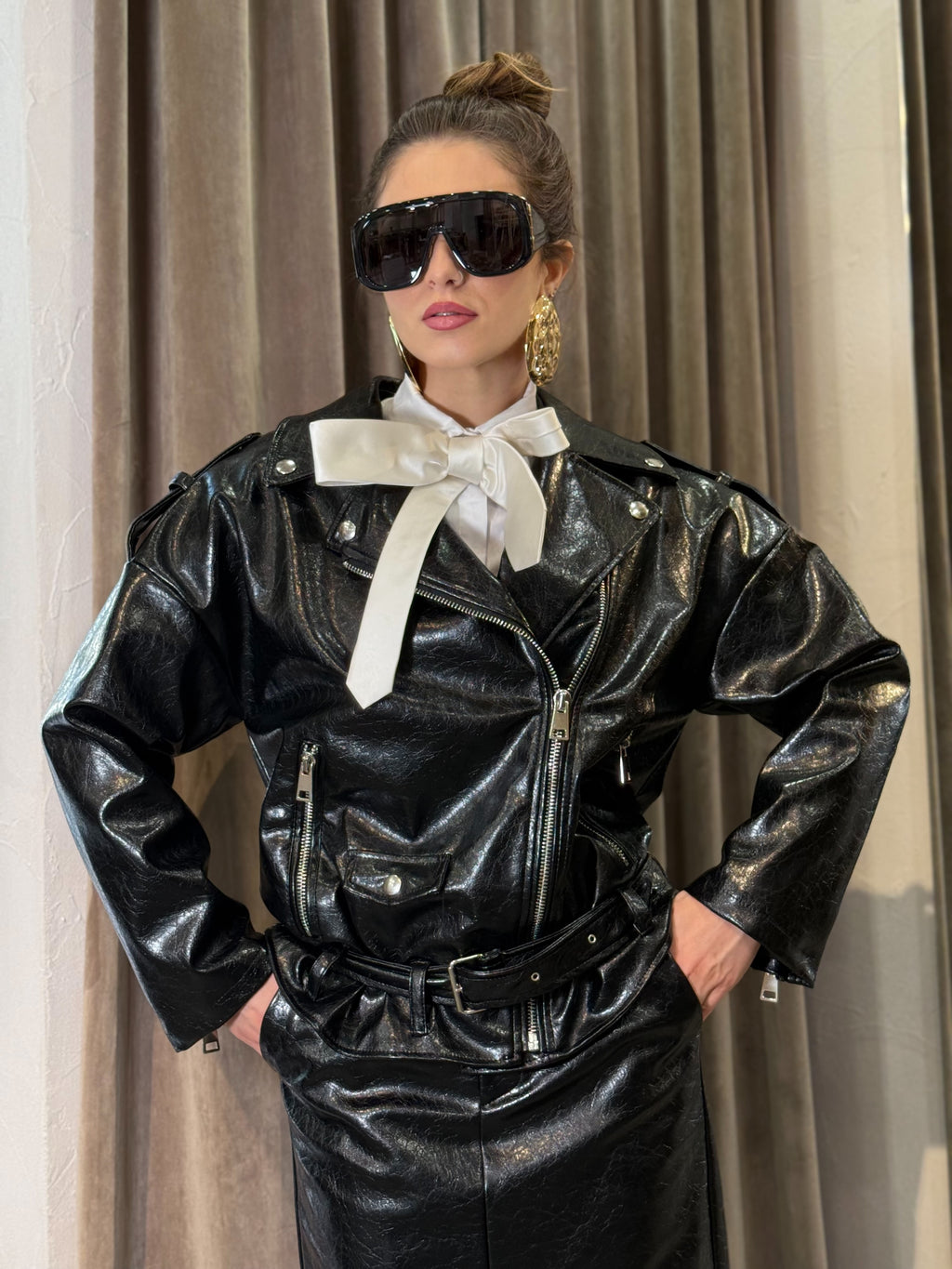 Chiodo ecopelle VICOLO