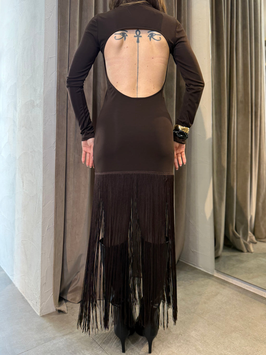 Abito con frange LUMINA