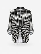 Camicia a righe annodata HAVEONE