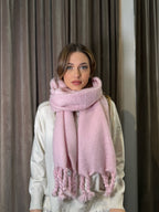 Sciarpone con frange