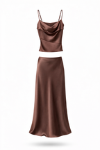 Coordinato in satin IMPERIAL