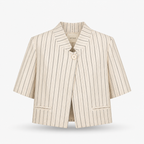 Tailleur mezza manica rigato VICOLO