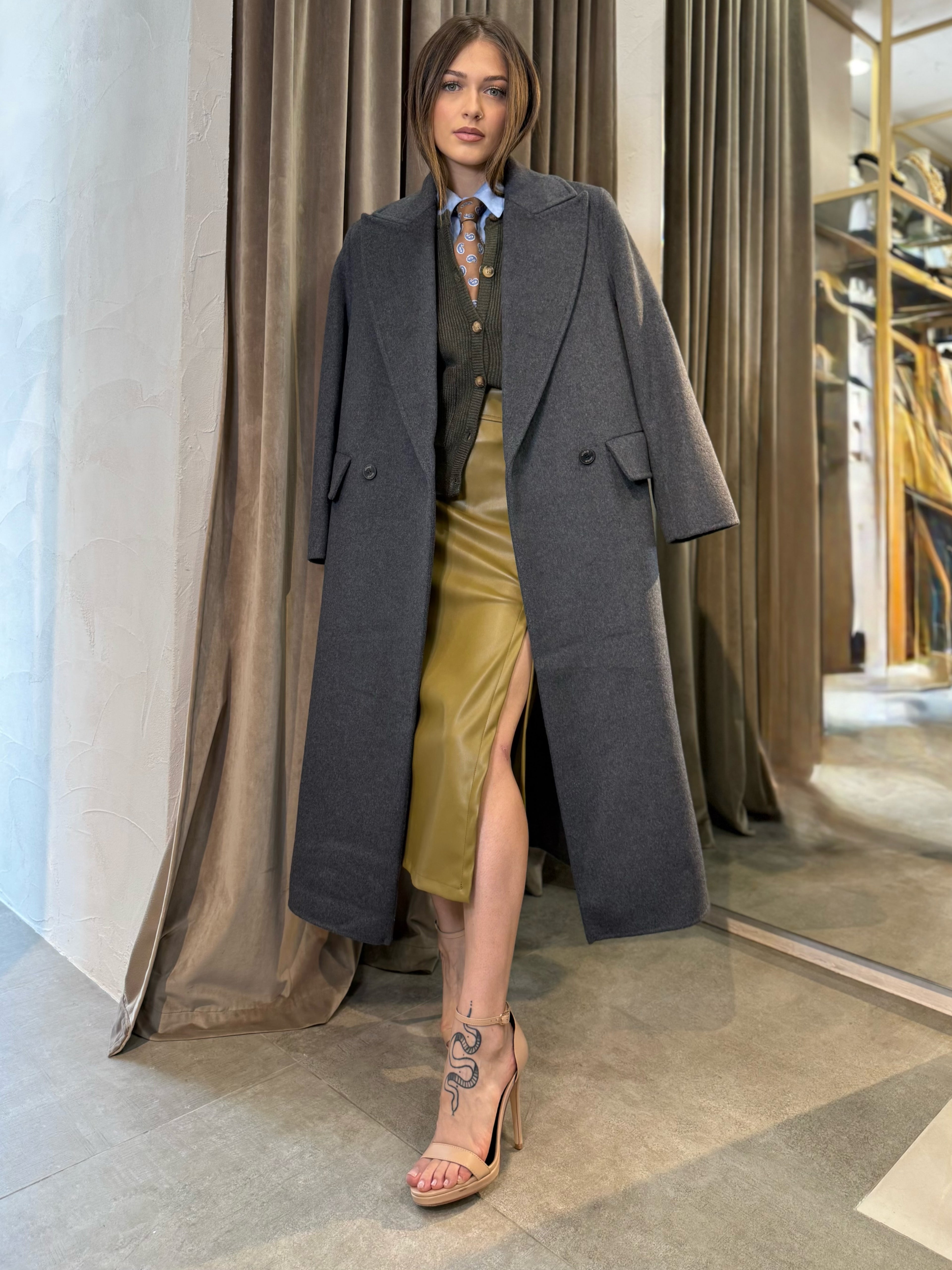 Cappotto doppiopetto VICOLO