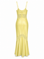 Abito satin e pizzo IMPERIAL