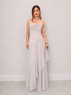Abito in chiffon com bretelle sottili IMPERIAL
