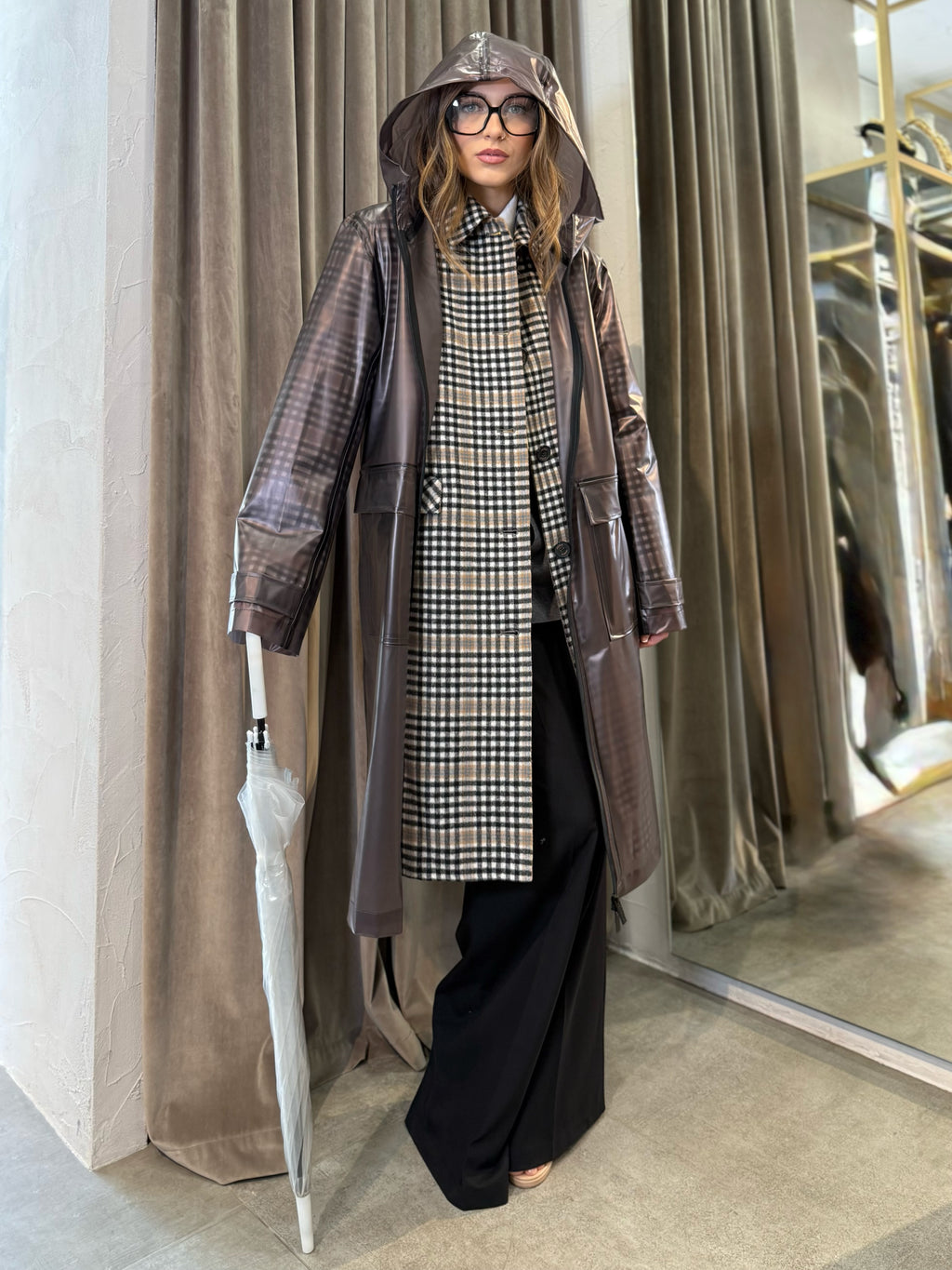 Cappotto tartan VICOLO