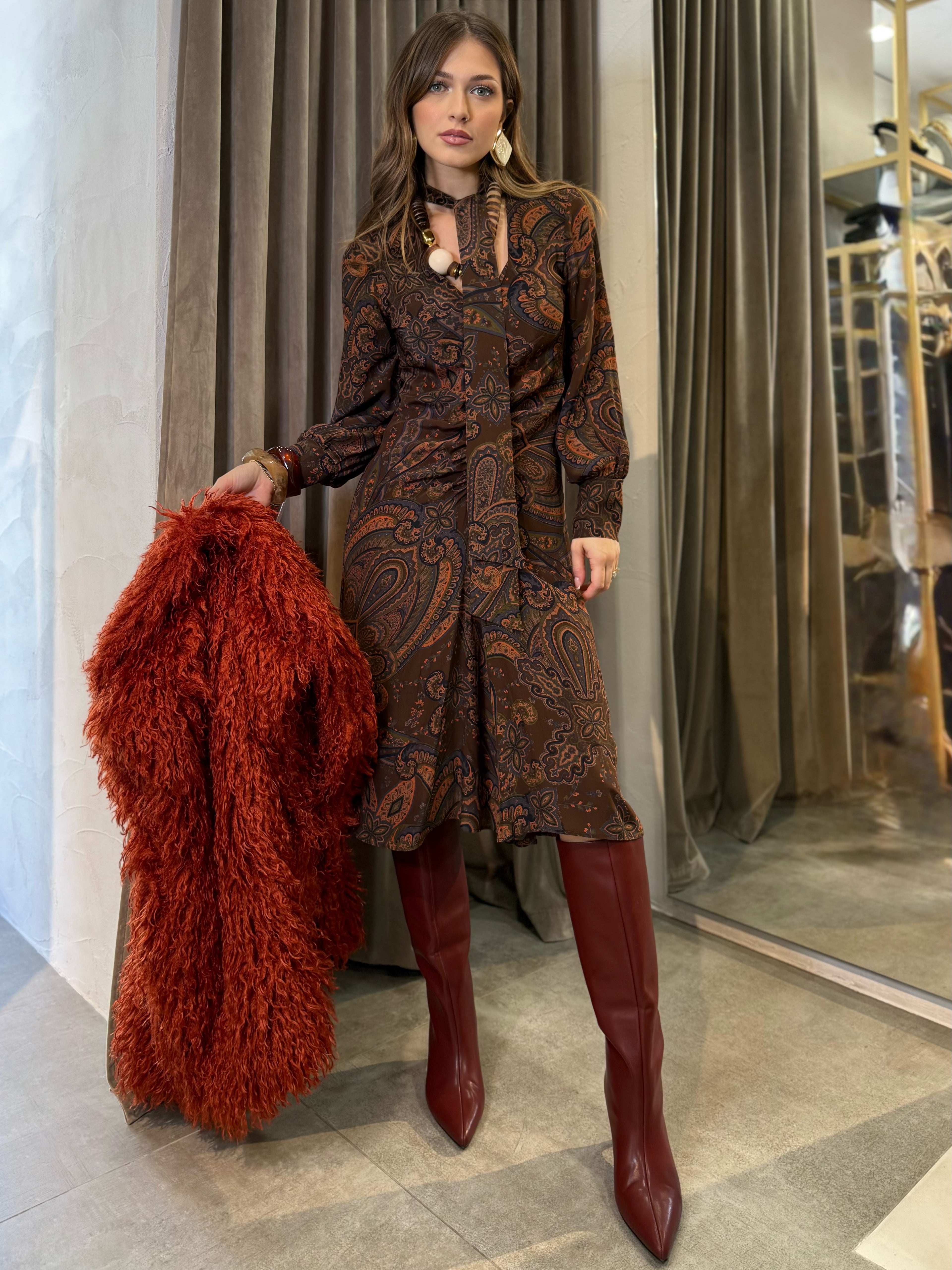 Abito midi fantasia OPERÀ