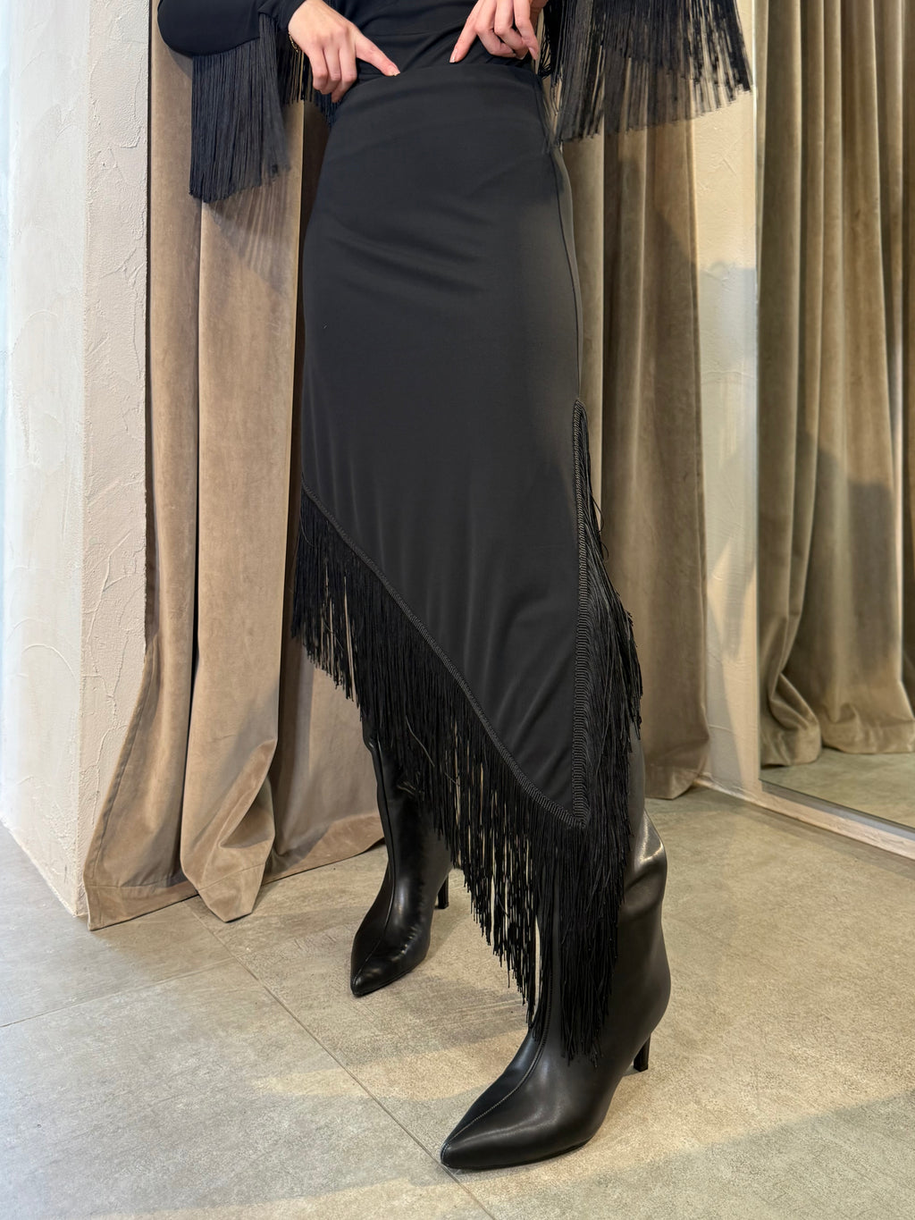 Coordinato con frange LUMINA