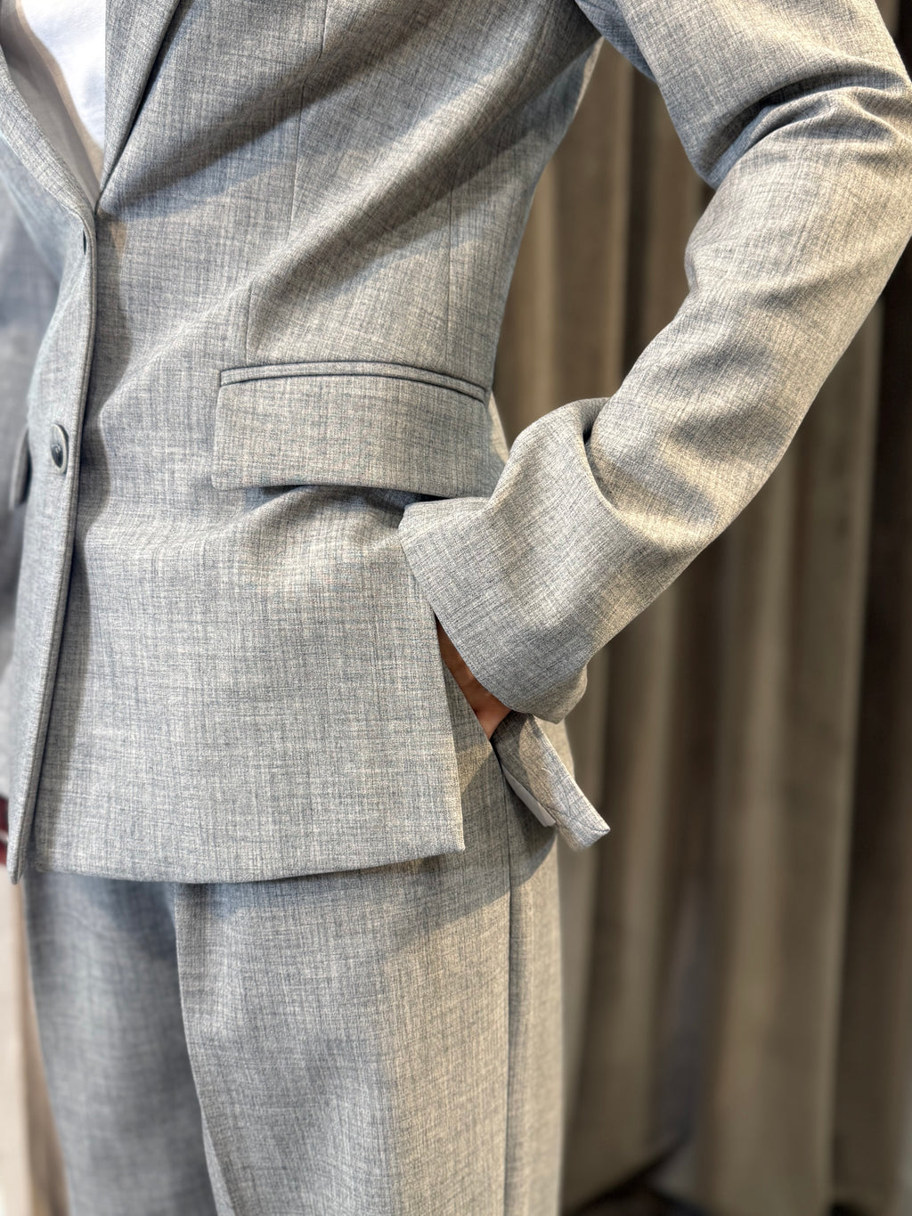 Tailleur grigio mélange IMPERIAL