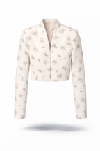 Giacca crop floreale IMPERIAL