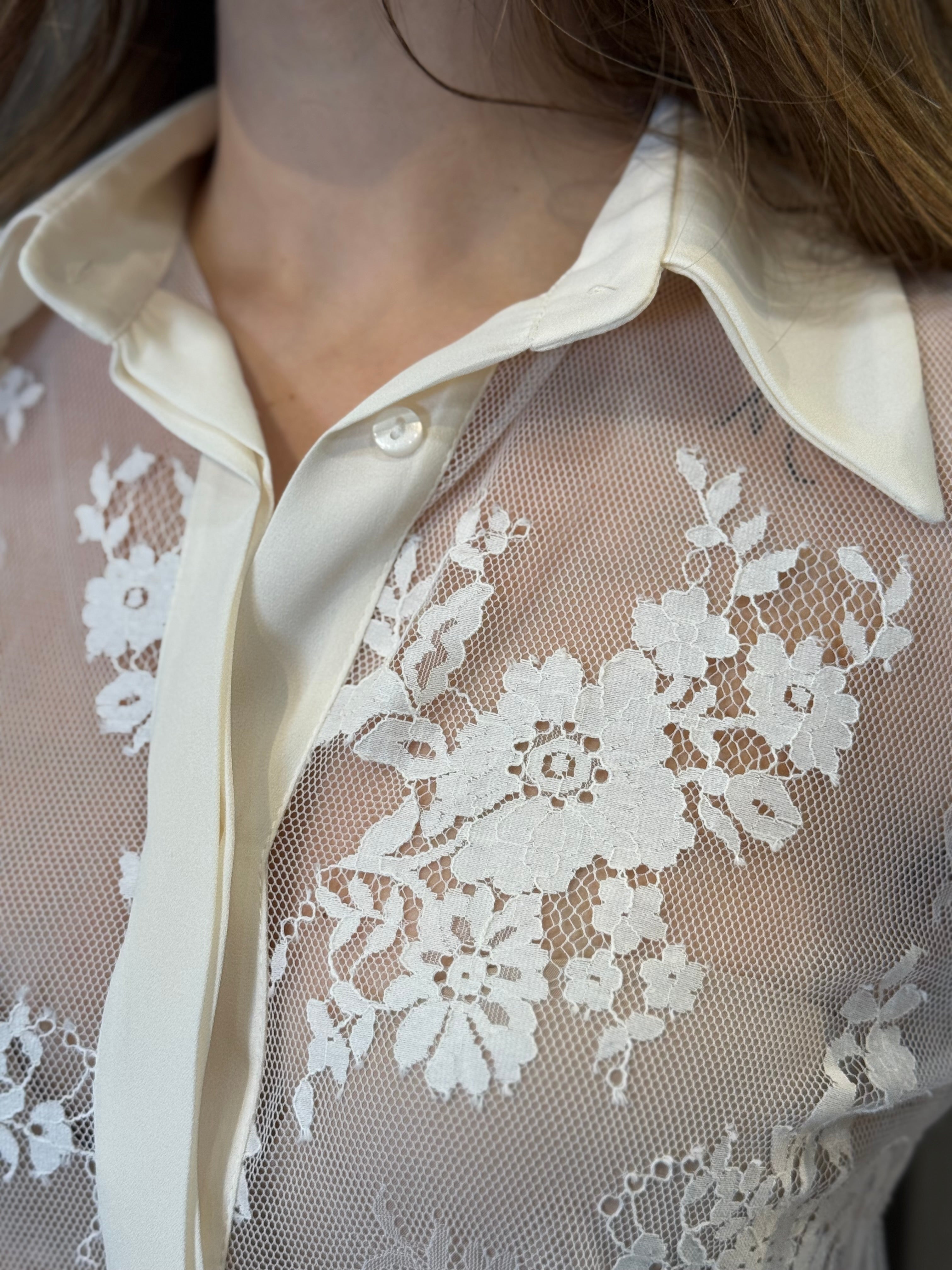 Camicia in pizzo OPERÀ