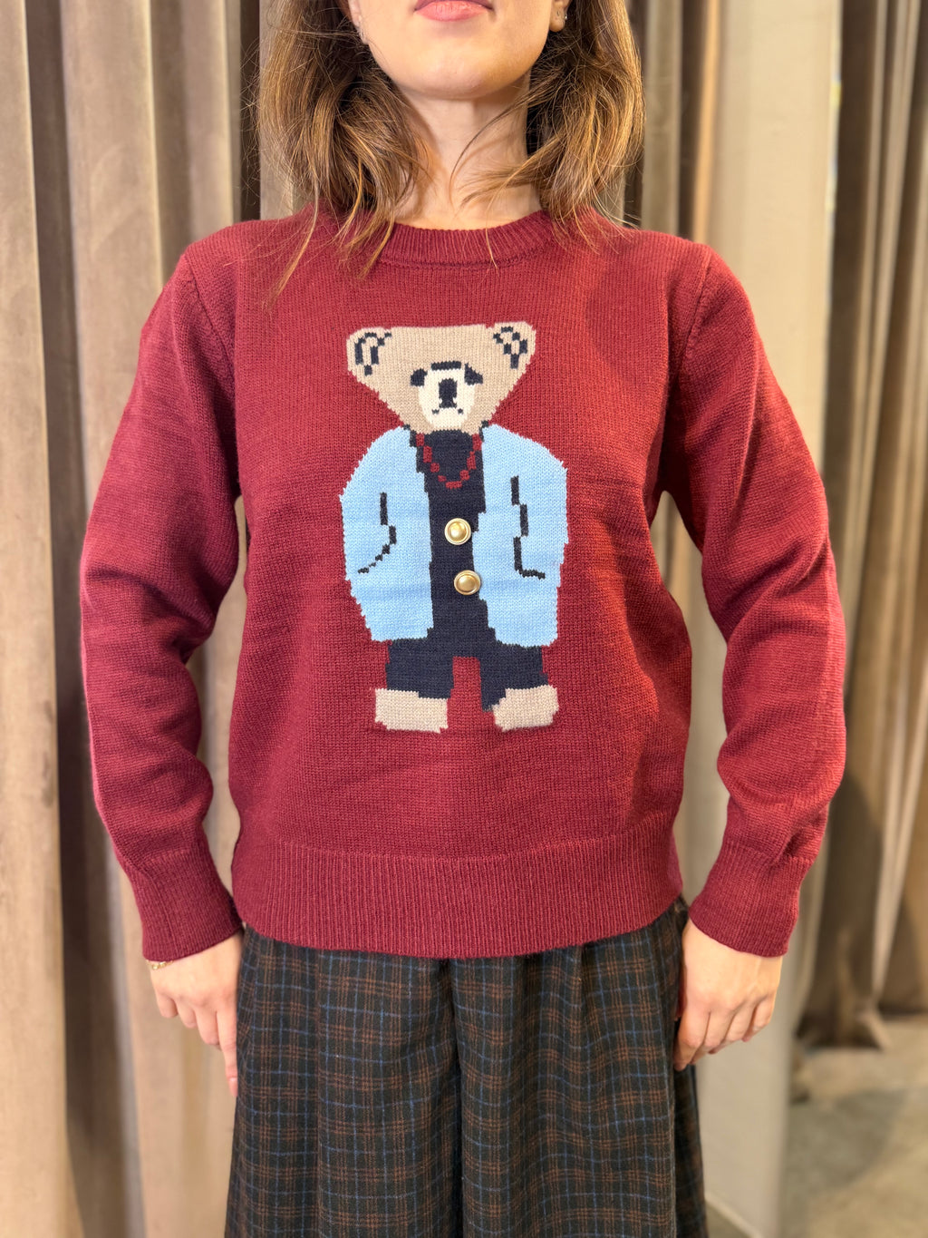 Maglioncino girogola con orsetto