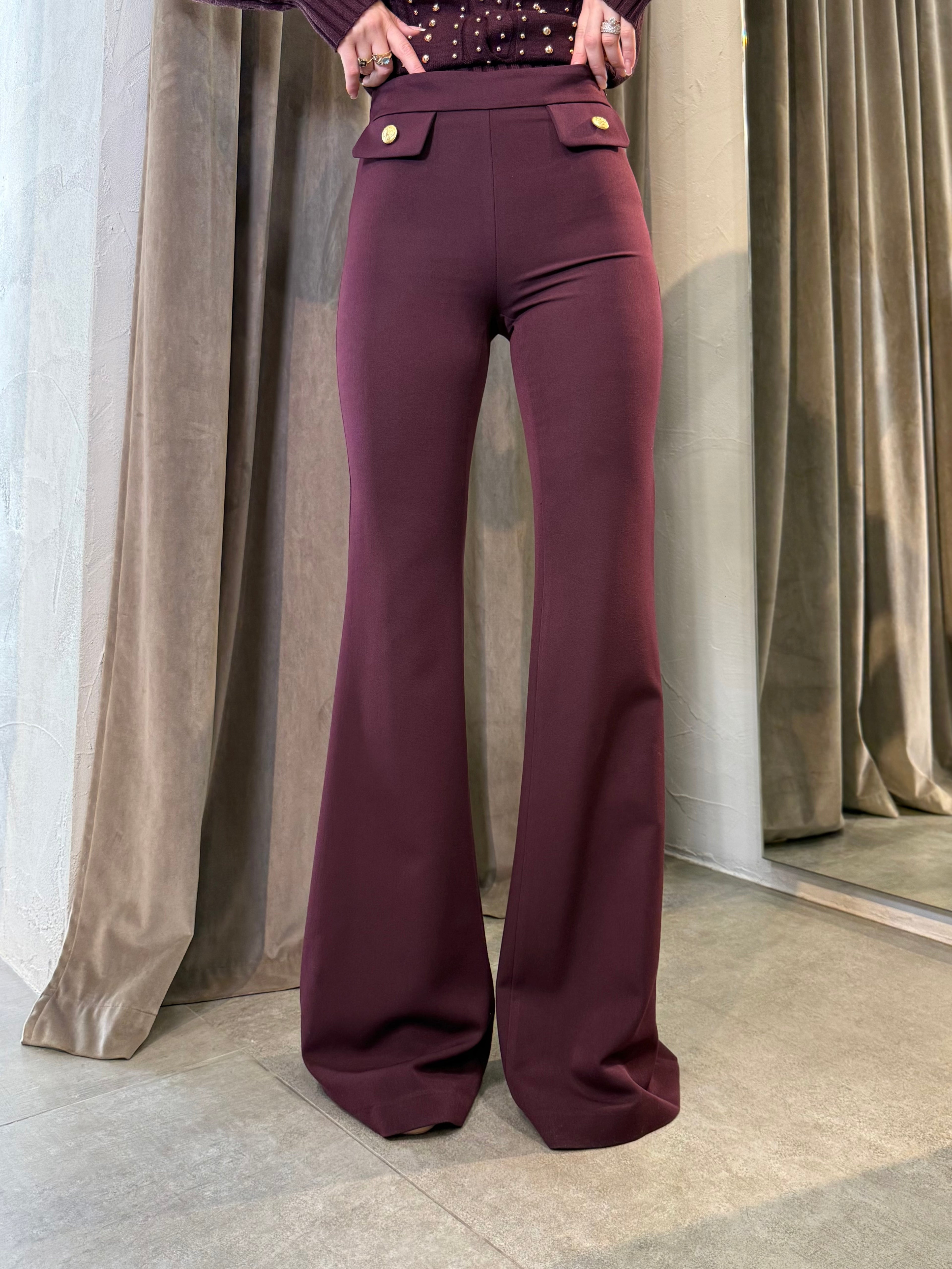 Pantalone a zampa TRASH AND LUXURY