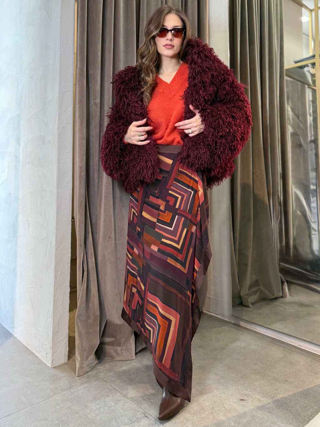 Gonna midi multicolor VICOLO