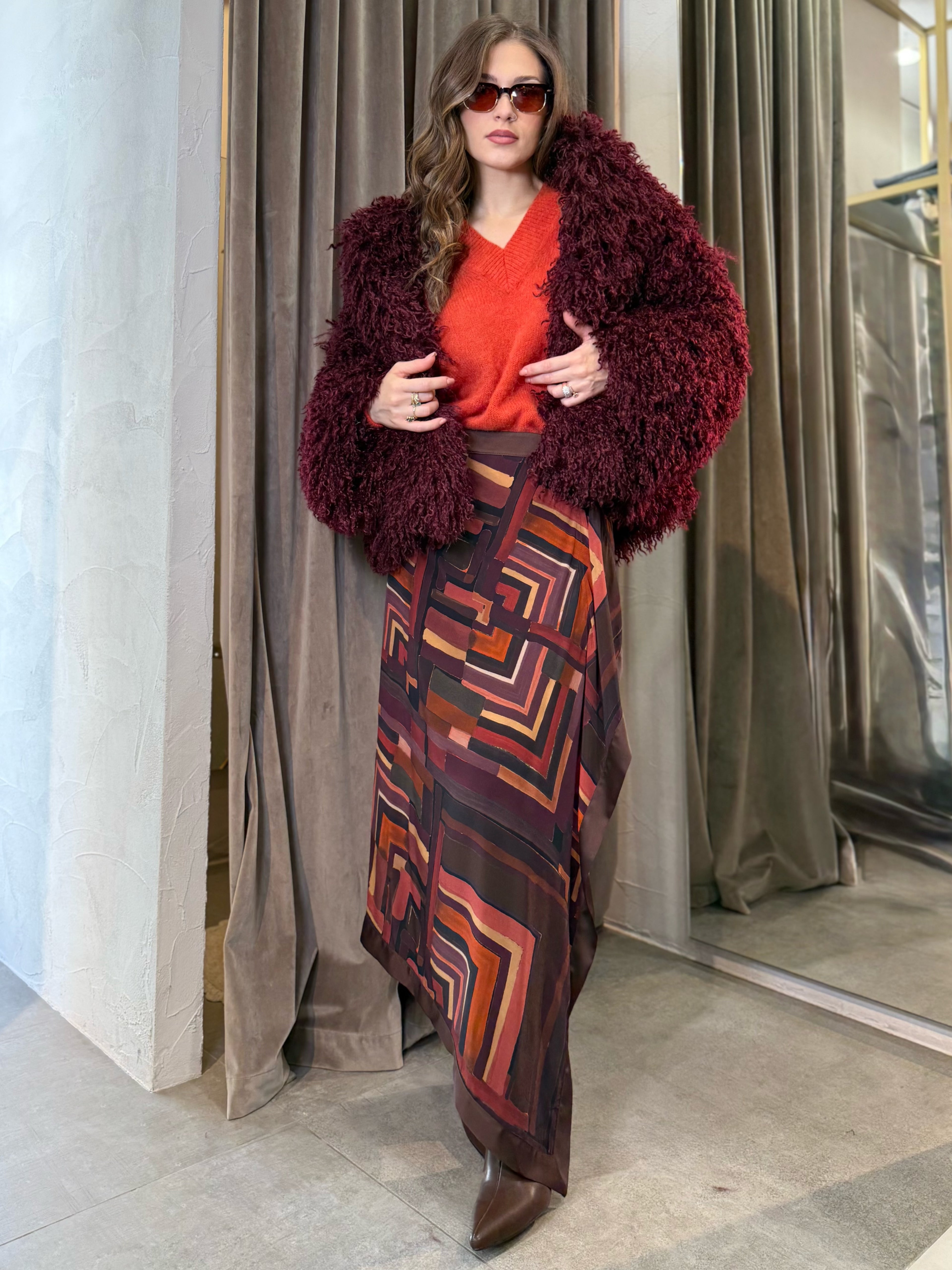 Gonna midi multicolor VICOLO