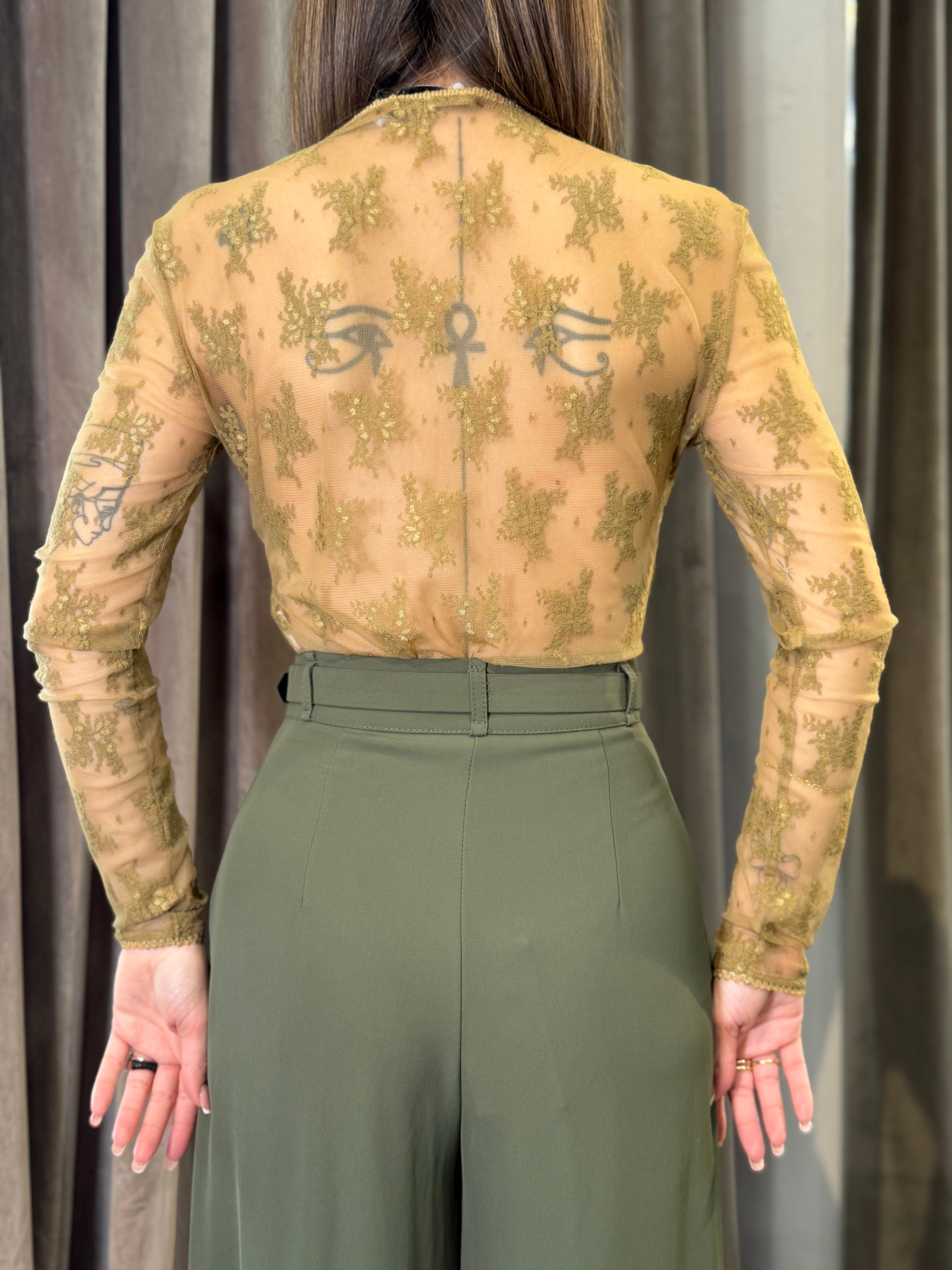 Body in tulle ricamato HAVEONE