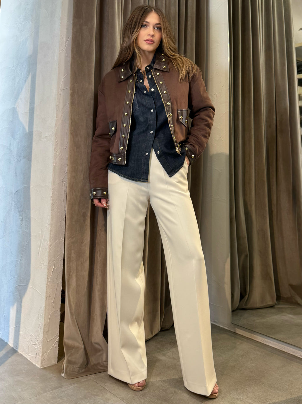 Pantalone tecnico panna OPERÀ