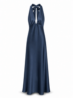 Abito satin scollatura marylin IMPERIAL