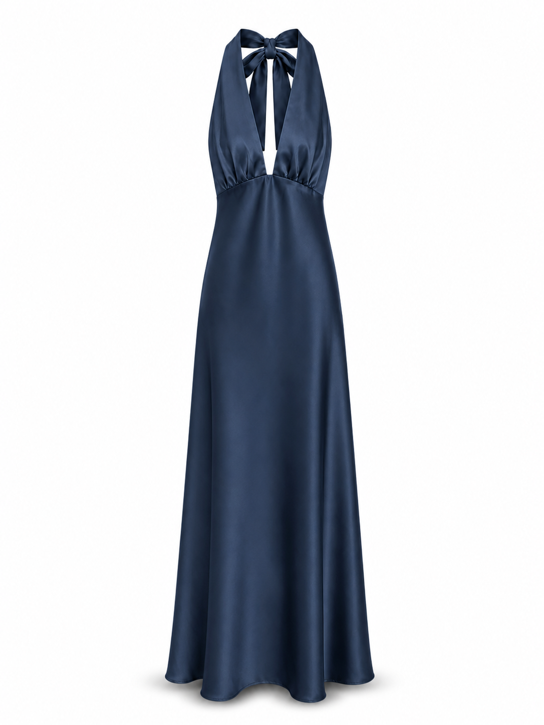 Abito satin scollatura marylin IMPERIAL